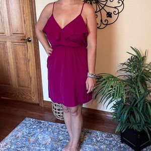 Magenta American Eagle open back dress